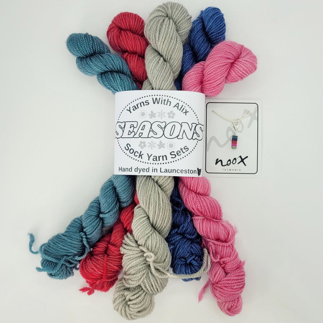 Cool Summer - Mini Skein Sock Sets